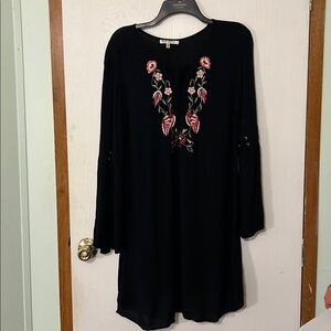Speed Control Black Long Sleeve Dress Size Medium